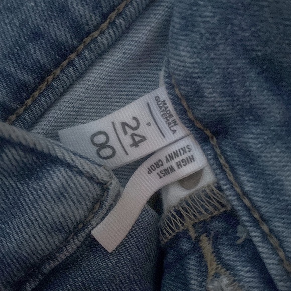 LOFT • High Waist Button Up Skinny Jeans - Picture 4 of 5